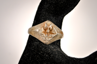 Vintage Sterling Silver Cub Scouts of America Wolf Ring - Size 7 - Stamped and Tested Sterling Silver - Cub Scout Jewelry