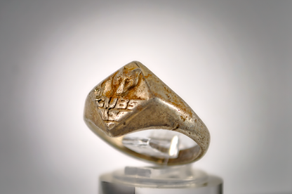 Vintage Sterling Silver Cub Scouts of America Wolf Ring - Size 7 - Stamped and Tested Sterling Silver - Cub Scout Jewelry