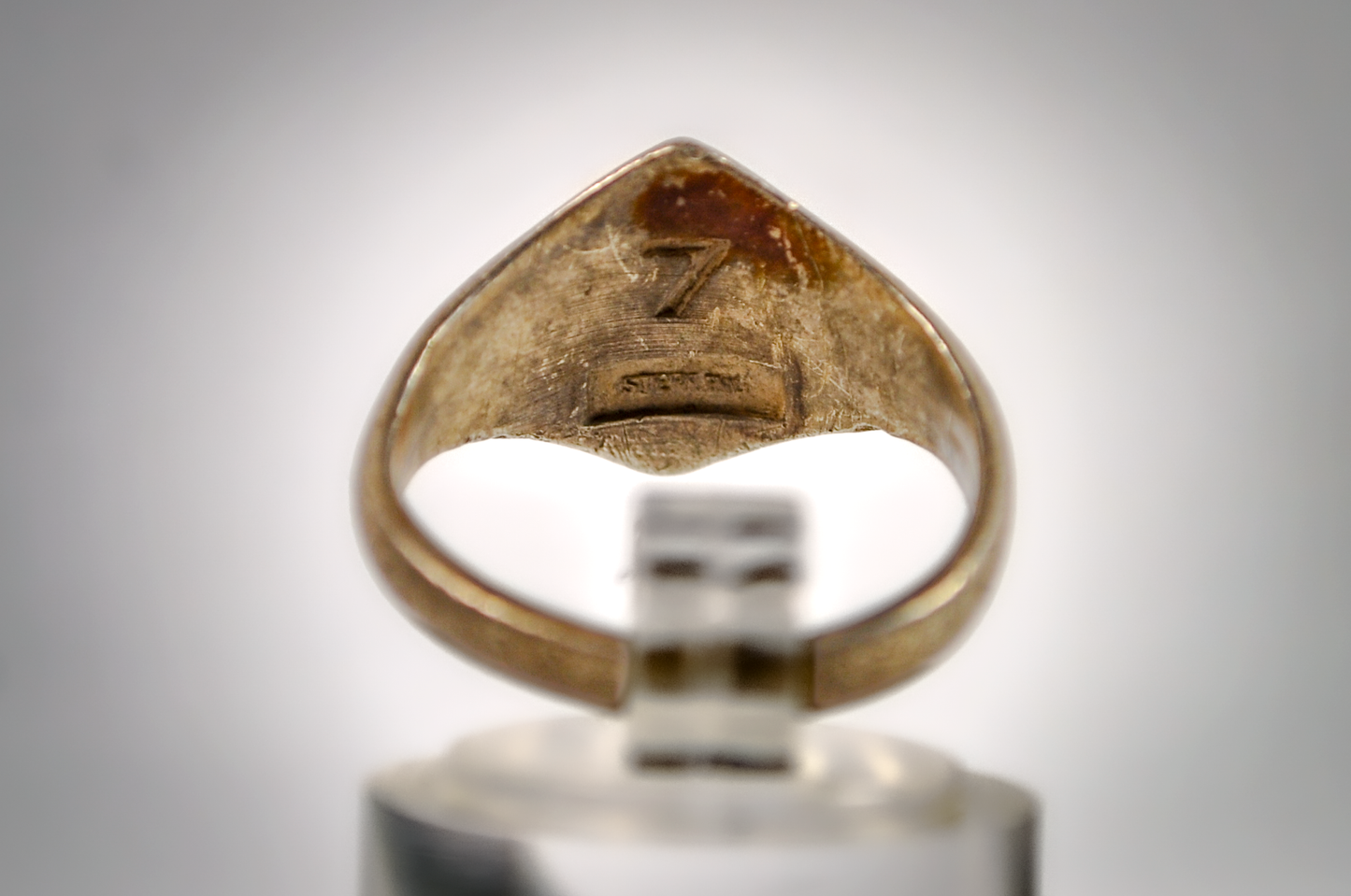 Vintage Sterling Silver Cub Scouts of America Wolf Ring - Size 7 - Stamped and Tested Sterling Silver - Cub Scout Jewelry