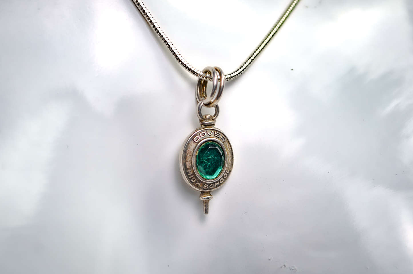 Dover High School Pendant - Tested Sterling Silver - Dover New Hampshire