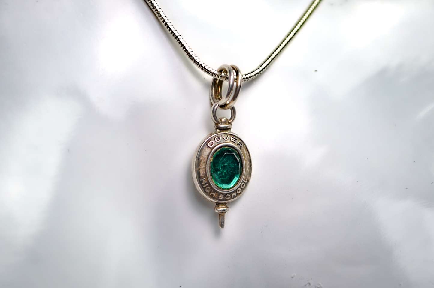 Dover High School Pendant - Tested Sterling Silver - Dover New Hampshire
