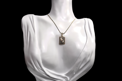 Vintage Alpha Omega Prayer Book Charm - Stamped and Tested Sterling Silver - Religious Jewelry - Serenity Prayer