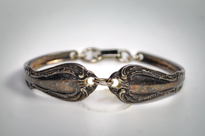 Bent Spoon Bracelet - 6 Inches - Tested Silverplate - Silverware Jewelry
