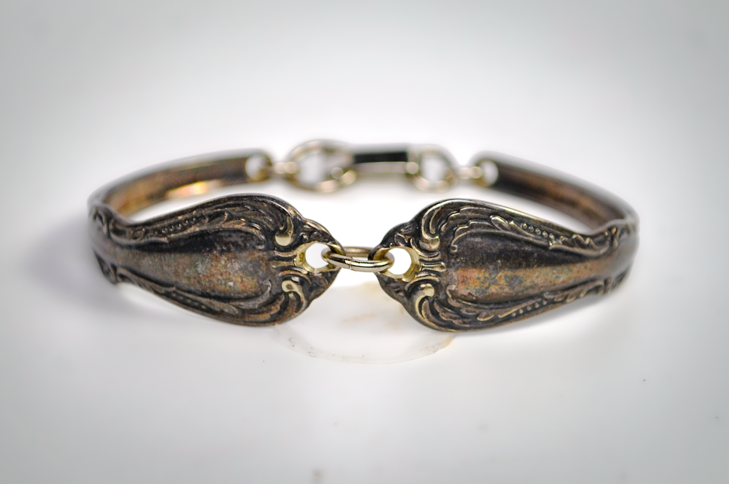 Bent Spoon Bracelet - 6 Inches - Tested Silverplate - Silverware Jewelry