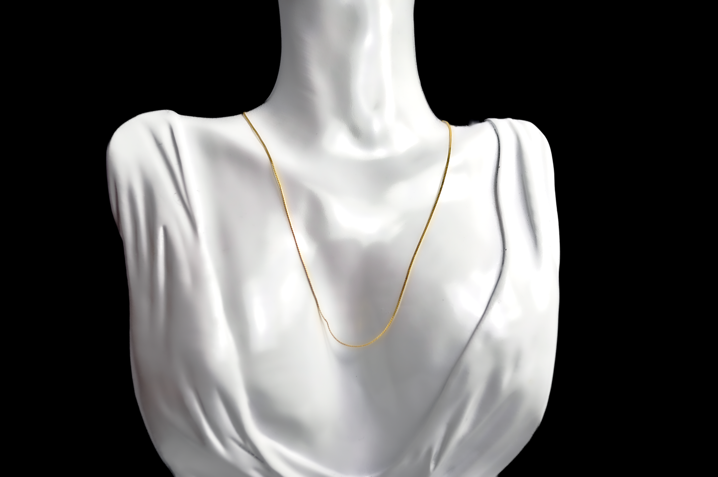 Beautiful 14K Gold Snake Chain - 15 Inches - Stamped and Tested 14K Gold - 14 Karat Gold Snake Chain - Plumb Gold