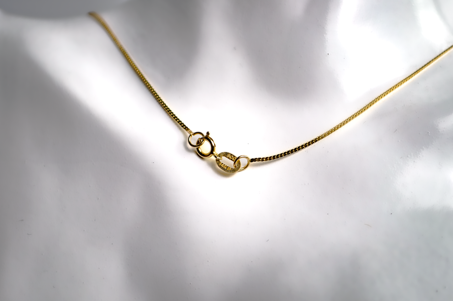 Beautiful 14K Gold Snake Chain - 15 Inches - Stamped and Tested 14K Gold - 14 Karat Gold Snake Chain - Plumb Gold