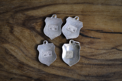 Vintage Collection of Sterling and 800 Silver German Town Crest Charms - Choose by Charm! - Stamped and Tested Sterling and 800 Silver - Vintage German Tourist Crest Shields