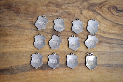 Vintage Collection of Sterling and 800 Silver German Town Crest Charms - Choose by Charm! - Stamped and Tested Sterling and 800 Silver - Vintage German Tourist Crest Shields