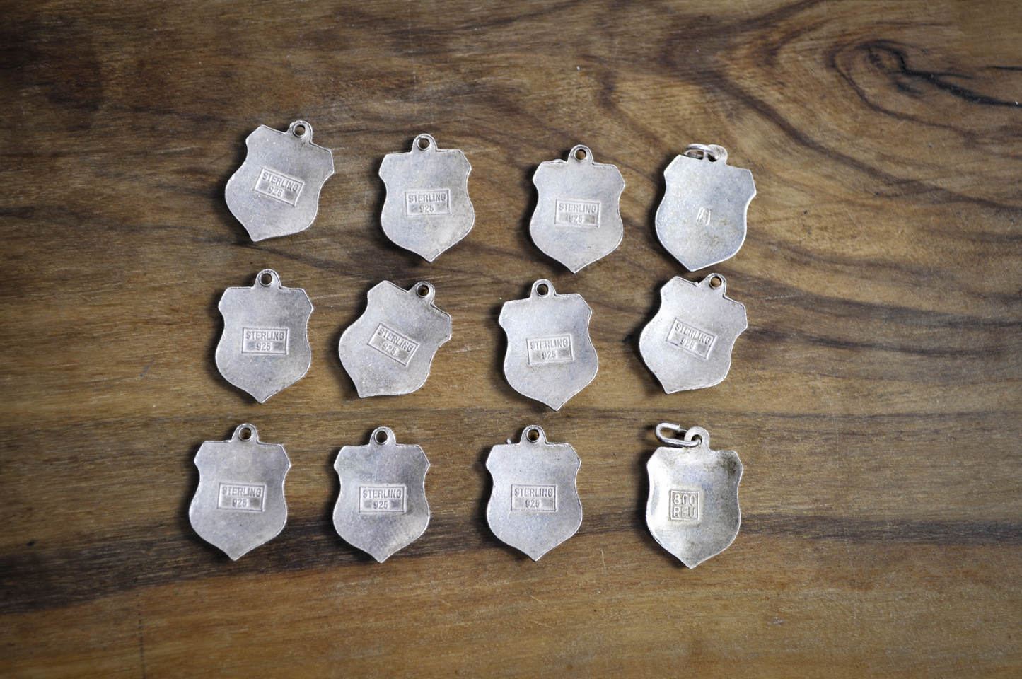 Vintage Collection of Sterling and 800 Silver German Town Crest Charms - Choose by Charm! - Stamped and Tested Sterling and 800 Silver - Vintage German Tourist Crest Shields