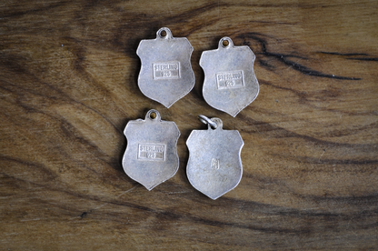 Vintage Collection of Sterling and 800 Silver German Town Crest Charms - Choose by Charm! - Stamped and Tested Sterling and 800 Silver - Vintage German Tourist Crest Shields