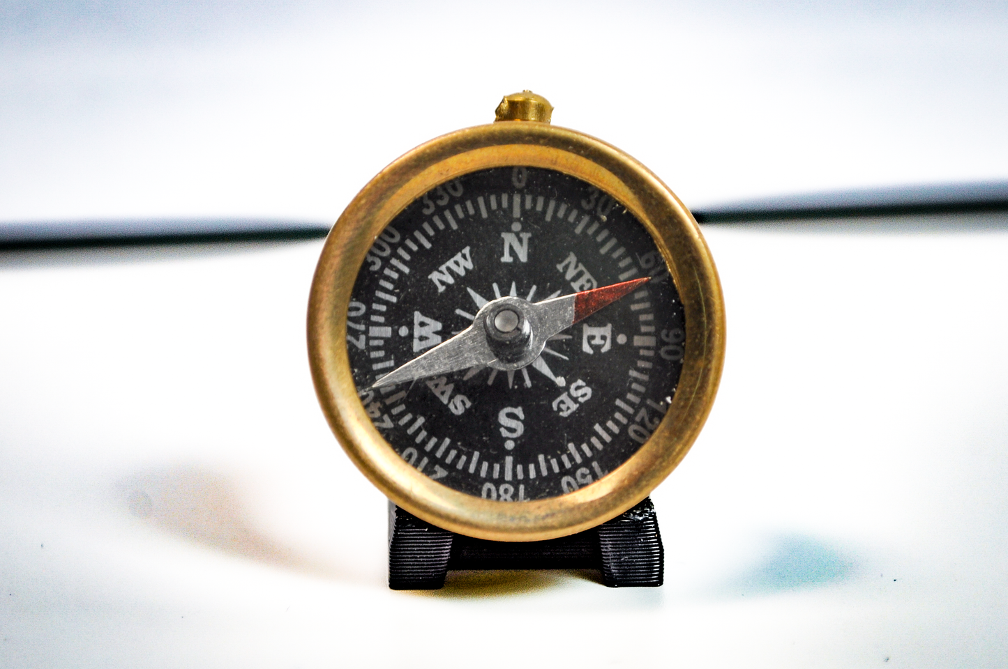 Gold Filled Compass Pendant - Tested Gold Filled - True North - Navigational Pendant