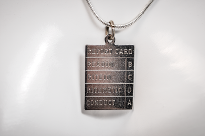 Vintage Danecraft 12K Gold Filled Poor Report Card Charm - Stamped and Tested Gold Filled - Funny Charms