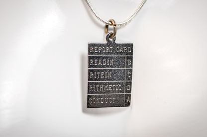 Vintage Danecraft 12K Gold Filled Poor Report Card Charm - Stamped and Tested Gold Filled - Funny Charms