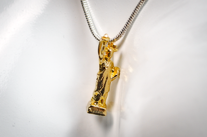 14K Yellow Gold Small Statue of Liberty Charm - Stamped and Tested 14 Karat - Vintage Detailed Statue of Liberty Miniature Pendant