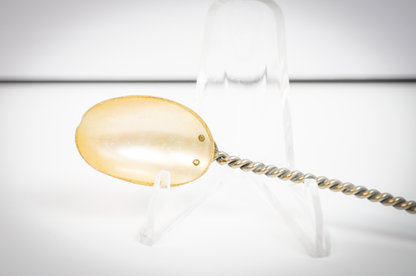 Half Shell Decoration Spoon - Twisted Rope Handle - Oceanic Silverware