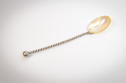 Half Shell Decoration Spoon - Twisted Rope Handle - Oceanic Silverware