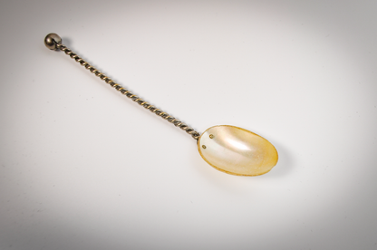 Half Shell Decoration Spoon - Twisted Rope Handle - Oceanic Silverware
