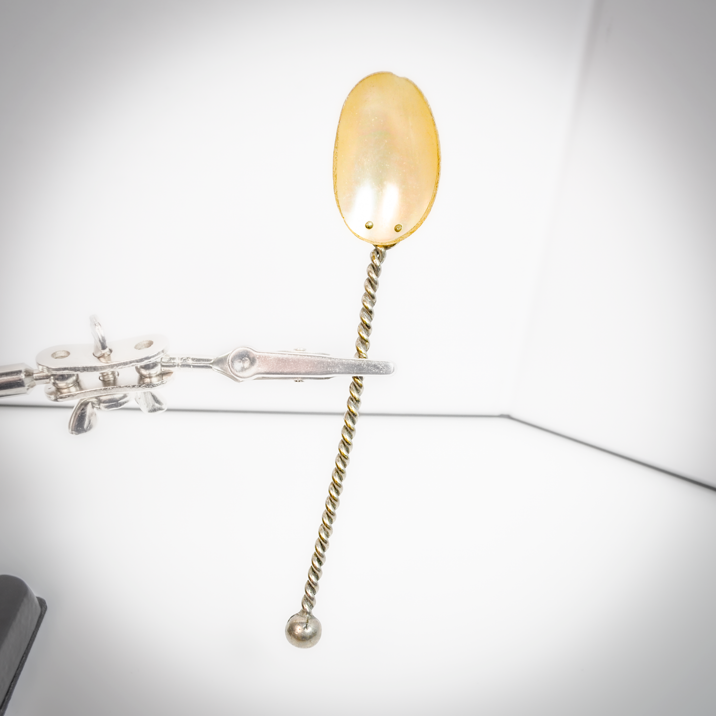 Half Shell Decoration Spoon - Twisted Rope Handle - Oceanic Silverware