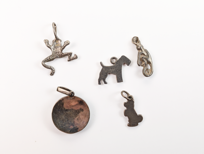 Lot of Sterling Silver Animal Charms - Choose by Charm! - Stamped and Tested Sterling - Dogs, Horses, Insects, and More!
