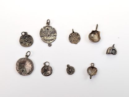 Lot of Sterling Silver Marine/Beach Animals Charms - Choose by Charm! - Stamped and Tested Sterling - Crustaceans, Sand Dollars, Starfish