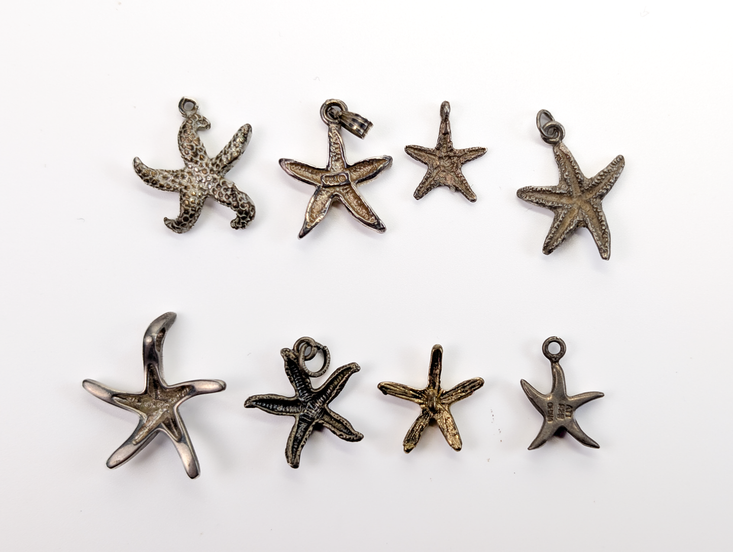 Lot of Sterling Silver Marine/Beach Animals Charms - Choose by Charm! - Stamped and Tested Sterling - Crustaceans, Sand Dollars, Starfish