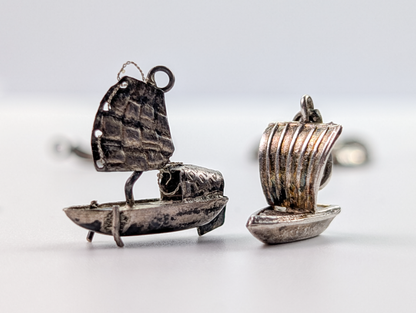 Lot of Sterling Silver Nautical Boating Charms - Choose by Charm! - Stamped and Tested Sterling - Sailboats, Cruises, Lighthouses, Anchors