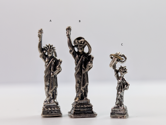 Lot of Sterling Silver Locational Landmark Charms - Choose by Charm! - Stamped and Tested Sterling - Statue of Liberty, Eifel Tower, Space Needle