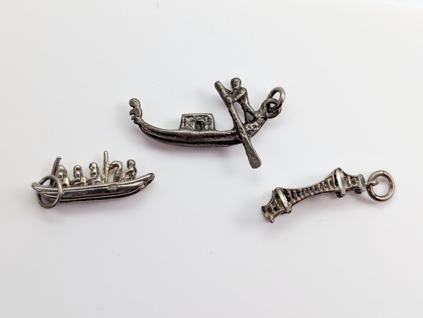 Lot of Sterling Silver Locational Landmark Charms - Choose by Charm! - Stamped and Tested Sterling - Statue of Liberty, Eifel Tower, Space Needle