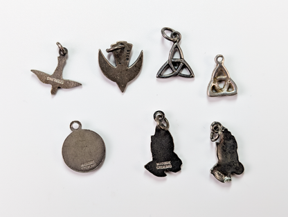 Sterling Silver Religious Charms - Choose by Charm! - Stamped and Tested Sterling - Crosses, Doves, Hands of Prayer