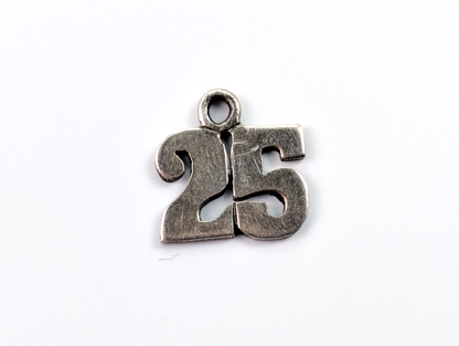 Sterling Silver Numbers Charms - Choose by Charm! - Stamped and Tested Sterling - Graduation Dates, Years, Numbers