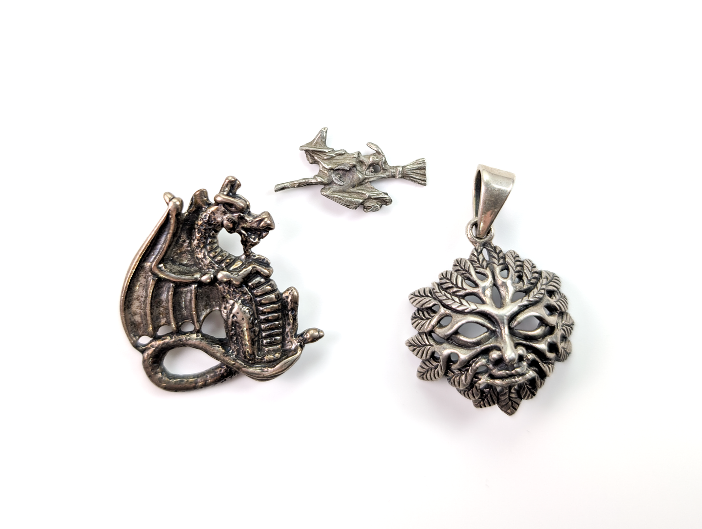 Sterling Silver Fantasy Charms - Choose by Charm! - Stamped and Tested Sterling - Dragons, Mermaids, Witches
