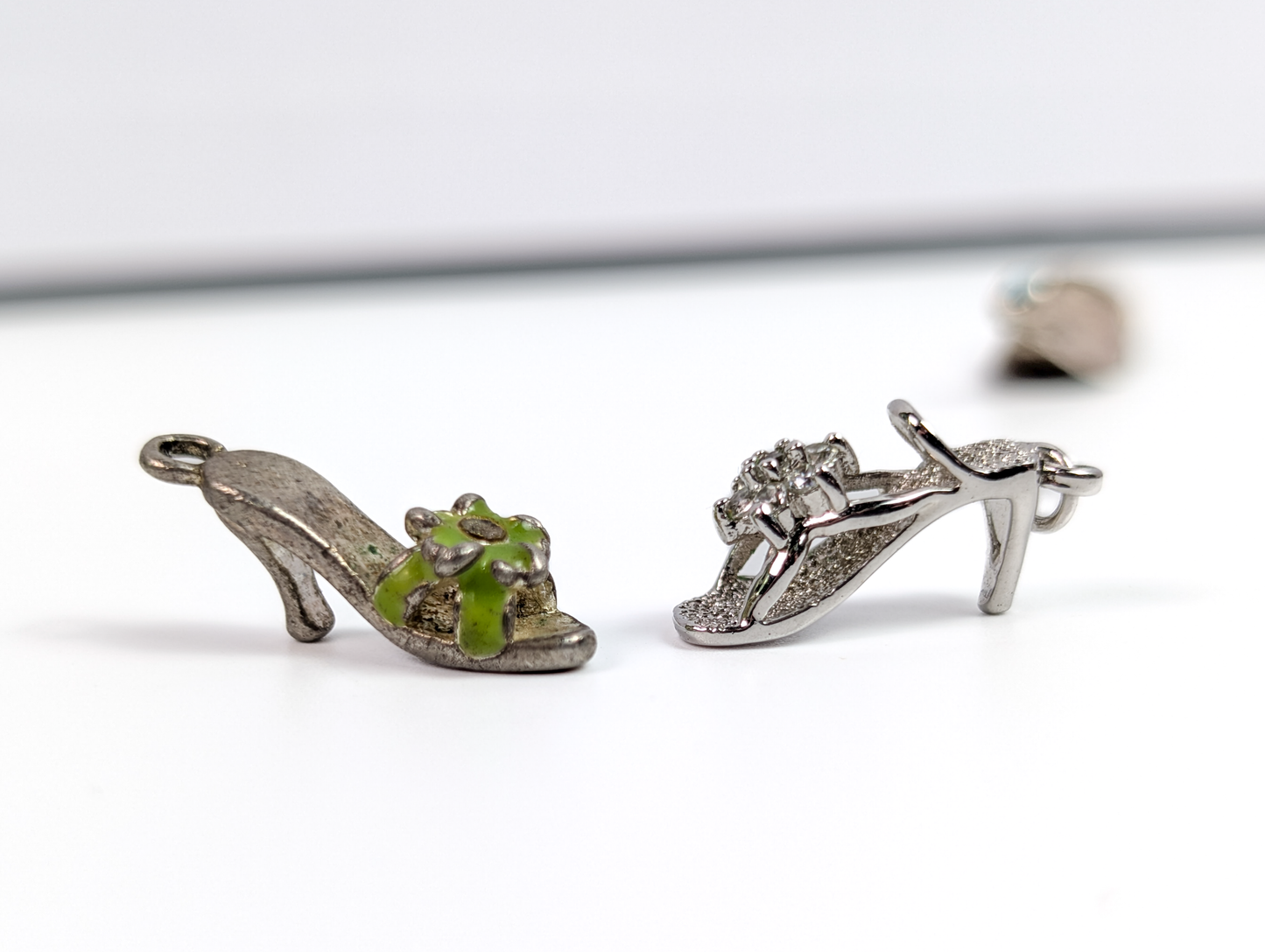 Sterling Silver Shoe Charms - Choose by Charm! - Stamped and Tested Sterling - Ballet Slippers, Heels, Boots