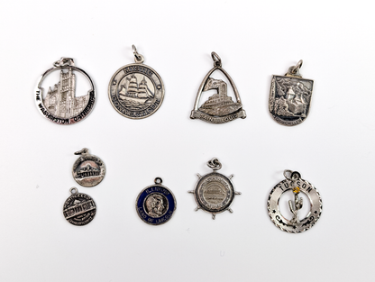 Sterling Silver World Charms - Choose by Charm! - Stamped and Tested Sterling - Europe, USA, Countries