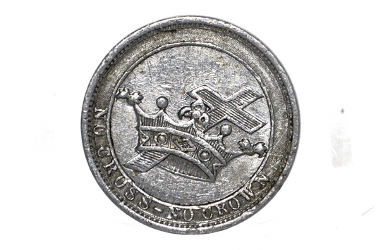 Rare UK Issue Token Lords Prayer - Nice Condition - Religious Tokens - Aluminum Coin