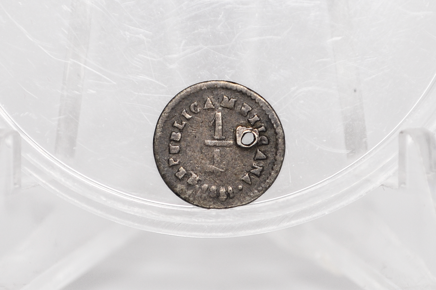1851 Mexico Silver 1/4 Real - Quarto/Quartilla - Mexican 1/4 Real 1851 Silver Mexican Coin, 90% Silver