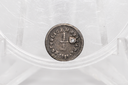 1851 Mexico Silver 1/4 Real - Quarto/Quartilla - Mexican 1/4 Real 1851 Silver Mexican Coin, 90% Silver