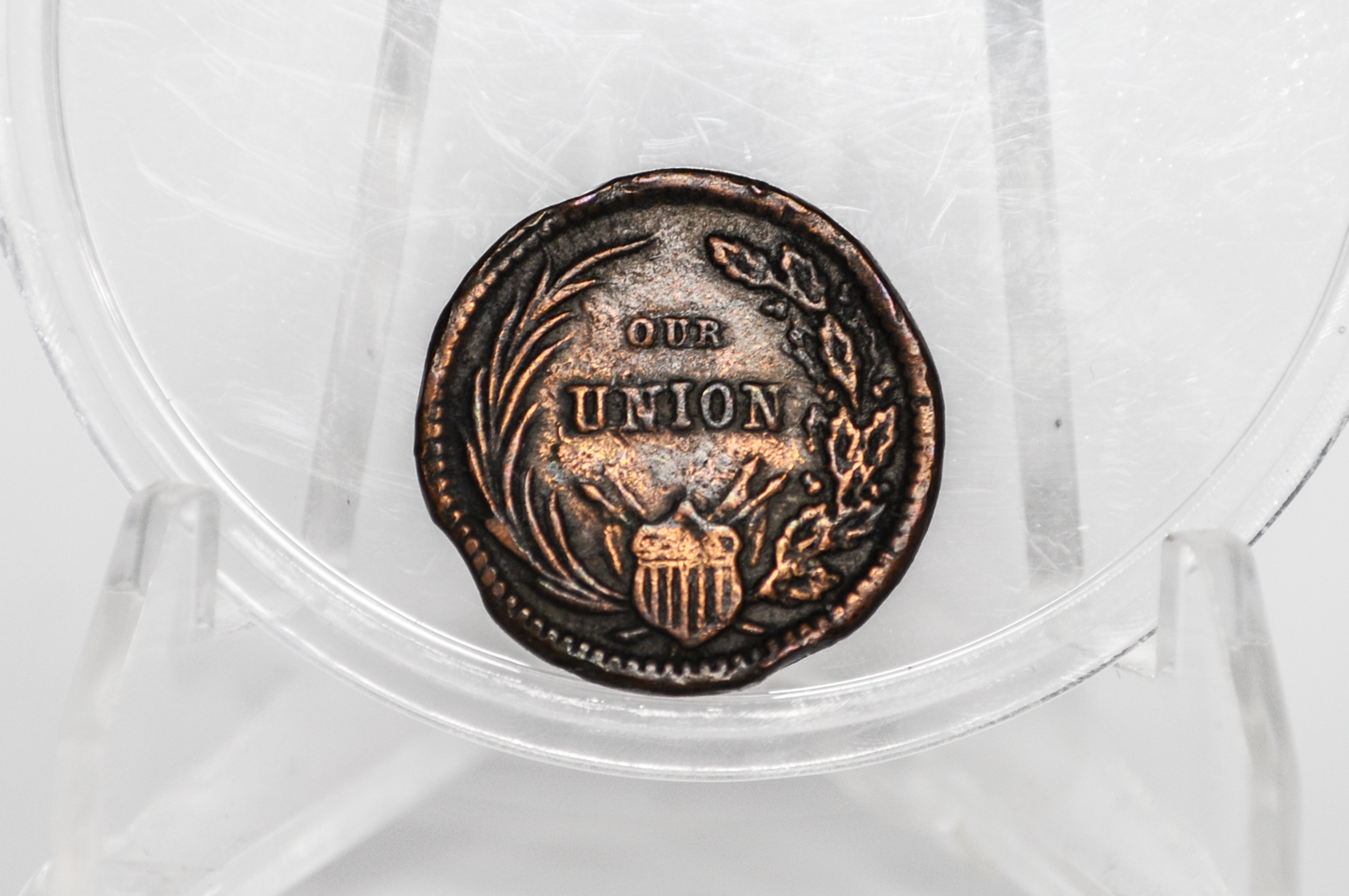 1863 Civil War Token - Our Union - Patriotic CWT - The Federal Union Must be Preserved