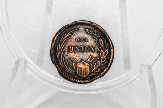 1863 Civil War Token - Our Union - Patriotic CWT - The Federal Union Must be Preserved