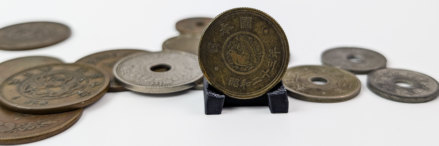 Collection of Japanese Coins - Varying Dates and Denominations - 1874-1959 - Sen and Yen - Vintage Japanese Coins