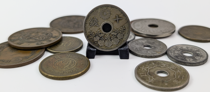 Collection of Japanese Coins - Varying Dates and Denominations - 1874-1959 - Sen and Yen - Vintage Japanese Coins