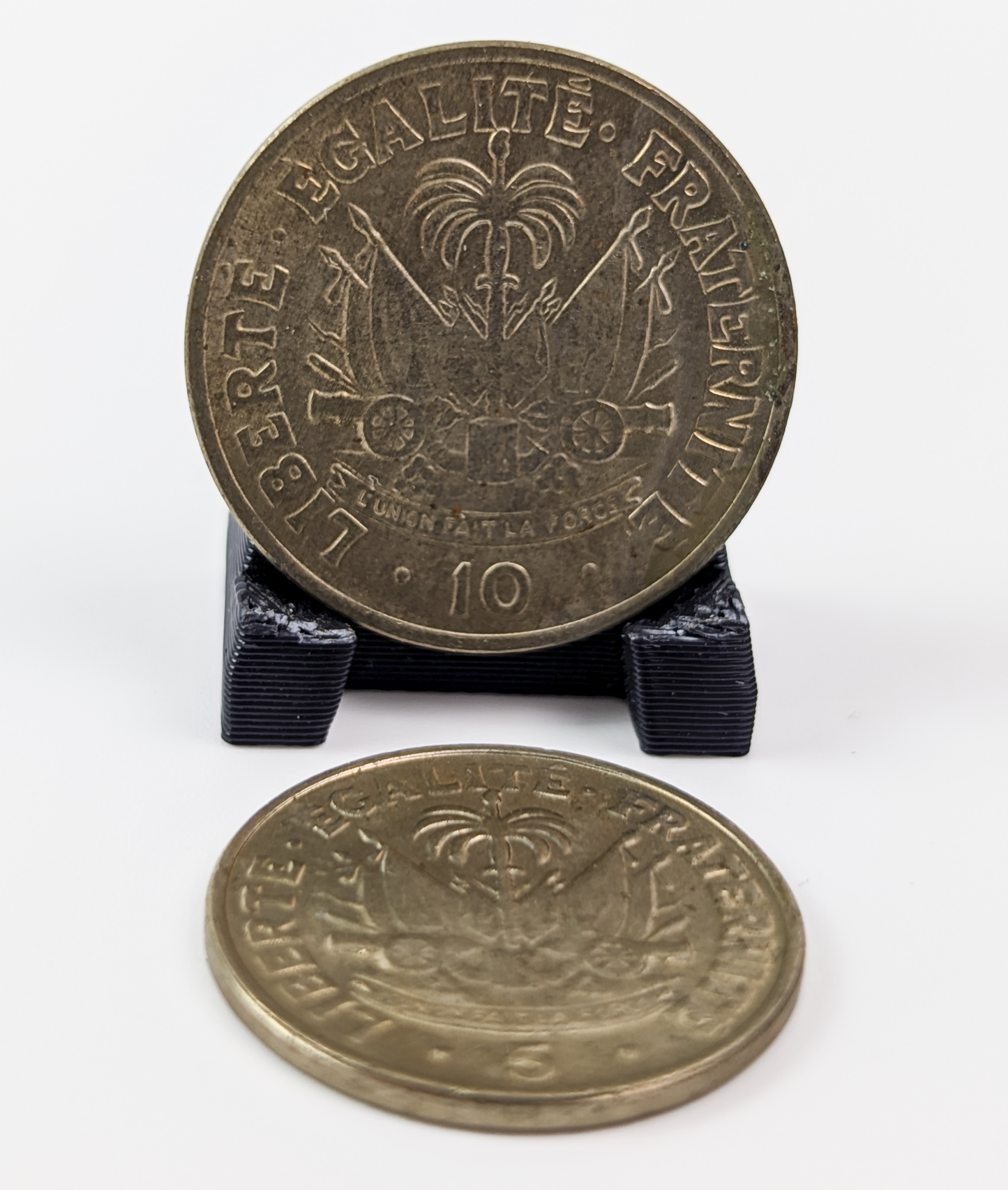Set of 2 1958 Haiti 5&10 Centimes - Gem UNC Condition - First Republic of Haiti - Haiti 5&10 Cent 1958