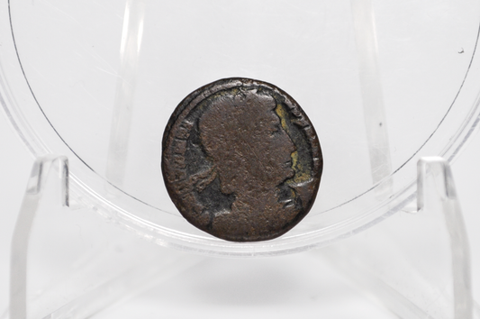 Ancient Bronze and Copper Coin- Roman Imperial Bronze - AD335-337-Delmatius
