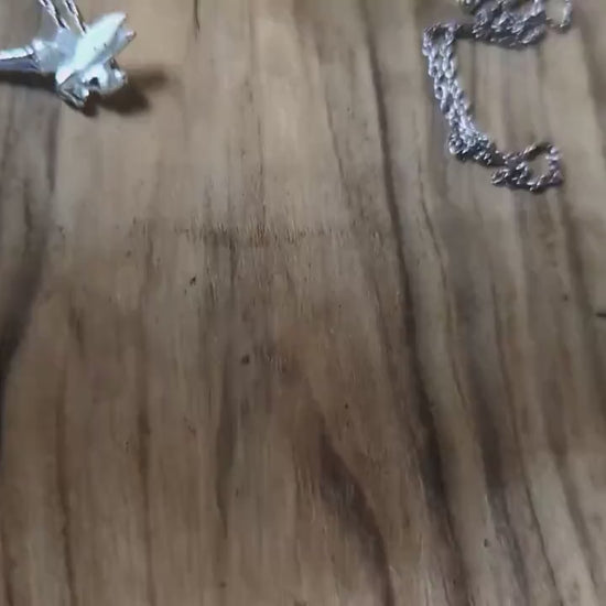 Sparkling Sterling Silver Tinkerbell Necklace - 20 inches - Stamped "Disney" & "925" - Collectible Vintage Disney Necklace/Pendant