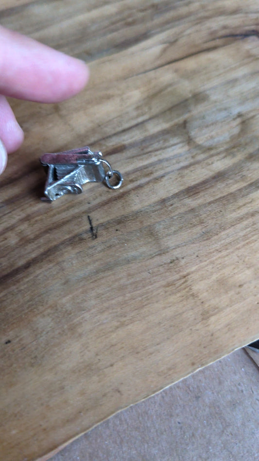 Vintage Sterling Folding Camera Charm That Opens! 925 Silver Camera Charm, Awesome Piece!