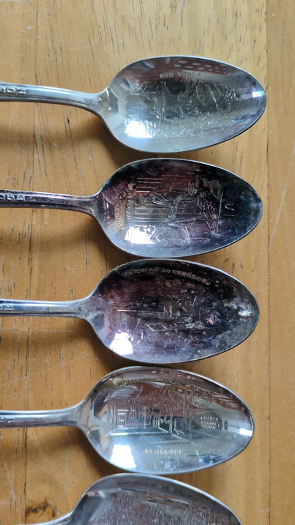 US President Spoons! Large Lot of Antique Silverplated President Spoons - WM Rogers & Sons Spoons - 1-39 some Exceptions