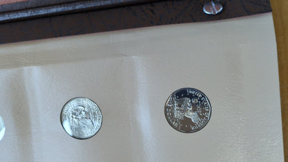 Complete Set of Susan B Anthony Dollars 1979-1981-S - All Types, Dansco Album - Beautiful Coins, Including 1981-S Proof Variety II