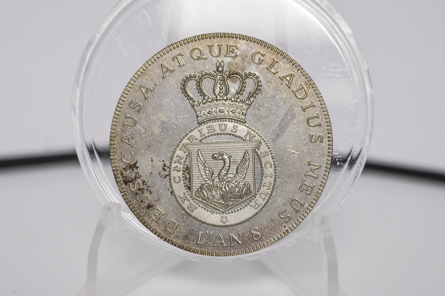 Set of 2 Haiti 1811 Modern Restrike Commemorative Medal - Sterling Silver and Copper Medals - Henri Christophe