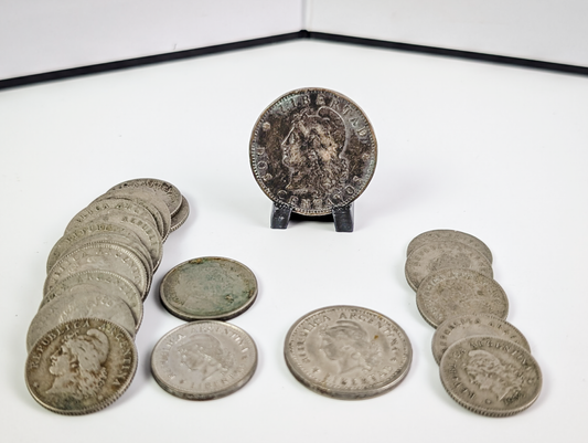 Mixed Argentine Republic Foreign Currency Coin Lot Vintage Centavos - Large Vintage Argentine Republic Coin Collection