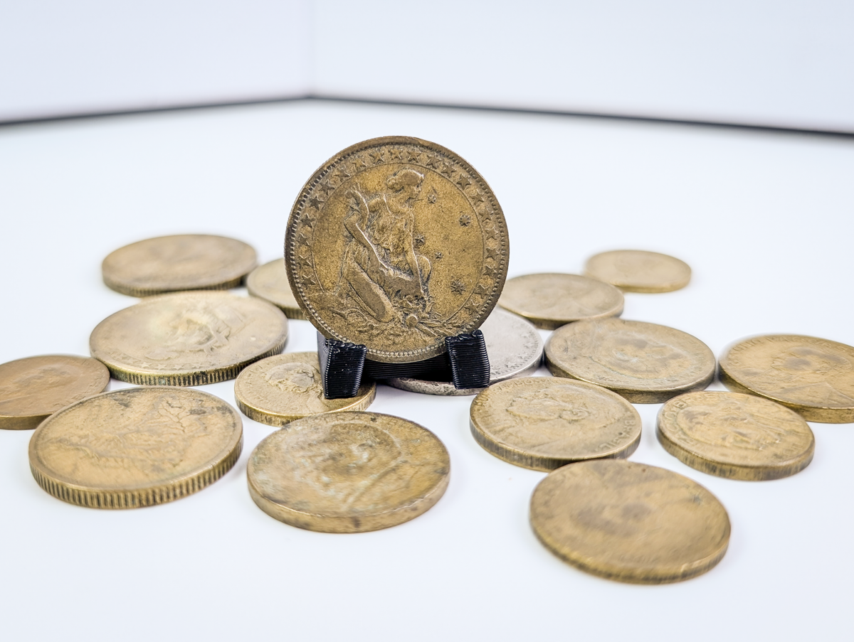 Mixed Brazilian Foreign Currency Coin Lot Vintage Centavos - Large Vintage Brazilian Coin Collection