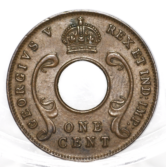 British East Africa 1930 1 Cent Coin - AU/UNC Condition - East Africa Coin - Antique African Coin